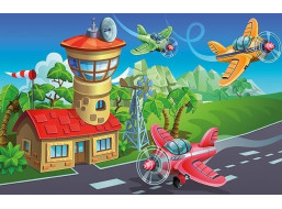 ART PUZZLE Drevené puzzle Blázniví piloti 50 dielikov