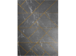 Kusový koberec Emerald geometric 1012 grey and gold
