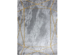 Kusový koberec Emerald 1022 grey and gold