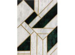 Kusový koberec Emerald 1015 green and gold