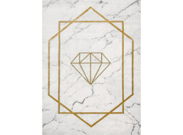 Kusový koberec Emerald diamant 1019 cream and gold