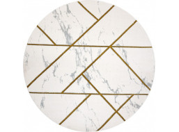 Kusový koberec Emerald geometric 1012 cream and gold kruh
