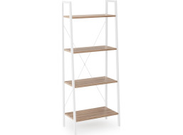 Regál LOFT REG-2 - biely/dub sonoma