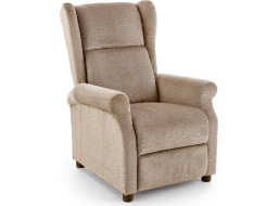 Polohovacie masážne kreslo ARGE - béžové