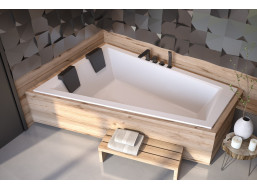 Asymetrická vaňa INTIMA DUO SLIM