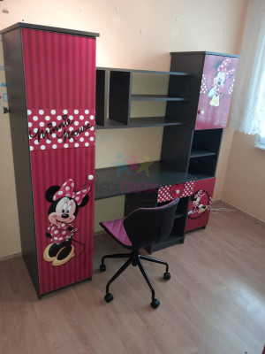 Detská stena do izby Disney - zamilovanú MINNIE