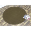 Kusový koberec Nasty - hnedý okrúhly