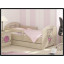 Detská posteľ s výrezom MÉĎA - ružová 140x70 cm