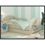 Detská posteľ s výrezom PSÍK - modrá 160x80 cm