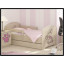 Detská posteľ s výrezom PSÍK - ružová 140x70 cm