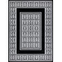Kusový koberec Gloss 6776 85 greek black/ivory