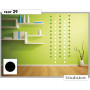 Samolepky DECOR COLOR vzor 29 - bodky