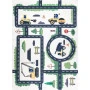 Detský kusový koberec Bambino 2223 Streets cars cream