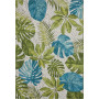 Kusový koberec Flair 105617 Tropical Leaves Turqouise Green – na von aj na doma