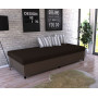 Čalúnená posteľ s úložným priestorom VELNO II - 200x90 cm - hnedá