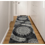 Behúň TAPIS Rosette - tmavo šedý