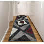 Behúň TAPIS Vertigo - čevený/sivý