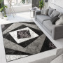 Kusový koberec TAPIS Vertigo - čierny/sivý