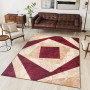 Kusový koberec TAPIS Vertigo - červený/krémový