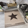 Moderné kusový koberec MAROKO - CENTER STAR béžový L916A