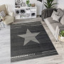 Moderný kusový koberec MAROKO - CENTER STAR antracitový L916A