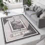 Kusový koberec TAPIS Frame - šedý