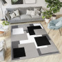 Kusový koberec TAPIS Squares - šedý