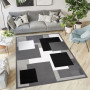 Kusový koberec TAPIS Squares - tmavo šedý