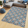 Kusový koberec MAYA Pattern - modrý/sivý