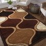 Kusový koberec ALPHA Wave - hnědý