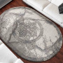 Kusový koberec STIVA ornament oval - šedý