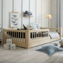 Detská Montessori posteľ z masívu borovice BASIC - 180x80 cm