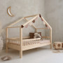 Detská domčeková posteľ z masívu borovice Bedhouse BELLO (so šuplíkom/s prístelkou) - 200x90 cm