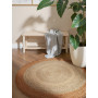 Kusový koberec Jutta Natur Ivory/Gold kruh