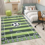 Dětský kusový koberec FLANNEL PRINTED - Fotbal