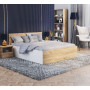 Posteľ PANAMA 200x120 cm - biela/dub craft