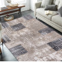 Kusový koberec PANNE squares - odtiene hnedej
