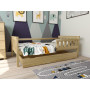 Detská posteľ z masívu borovice FRANK - 200x90 cm - prírodná