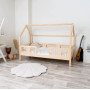 Detská domčeková posteľ z masívu borovice LUNA L 20 - 200x90 cm