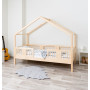 Detská domčeková posteľ z masívu borovice LUNA S 20 - 190x90 cm