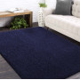 Moderný koberec SHAGGY CAMIL - tmavomodrý