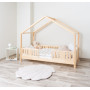 Detská domčeková posteľ z masívu borovice NIKO S 10 - 180x80 cm