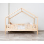 Detská domčeková posteľ z masívu borovice NIKO S 20 - 200x90 cm