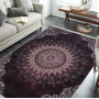 Kusový koberec HONOR New - Mandala - tmavo červený/ružový