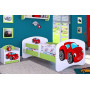 Detská posteľ bez šuplíku 160x80cm RED CAR