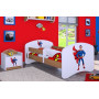 Detská posteľ bez šuplíku 180x90cm SUPERMAN