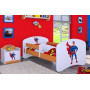 Detská posteľ bez šuplíku 180x90cm SUPERMAN