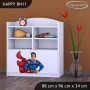 Detský úložný regál SUPERMAN - TYP 11 - NÍZKY