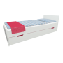 Detská posteľ so zásuvkou - MODERN 200x90 cm - červená