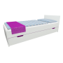 Detská posteľ so zásuvkou - MODERN 200x90 cm - tmavo fialová
